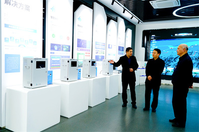 省市場監管局高正民巡視員一行赴中水三立調研，指導信息技術研發創新工作